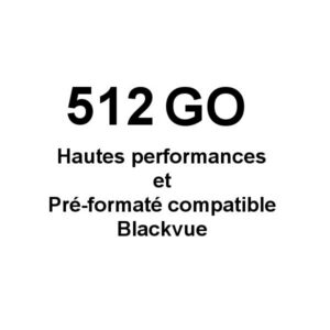 Cartes Mémoires MicroSD 512Go - U3